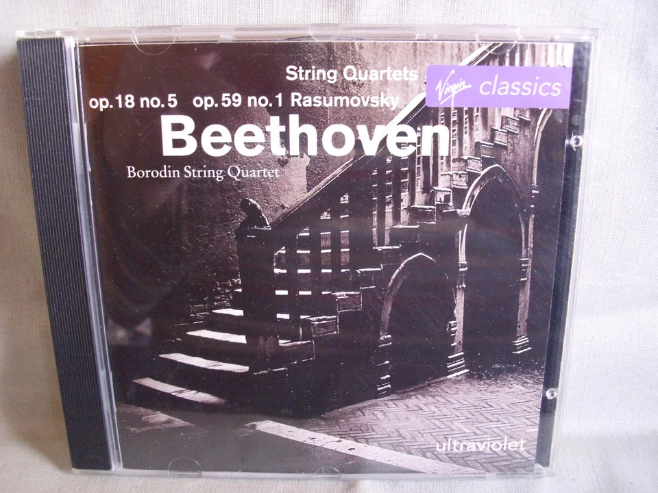 Beethoven- String Quartets op.18/5 & 59/1- Borodin String Quartet- VIRGIN 95 NEU - Bild 1 von 1