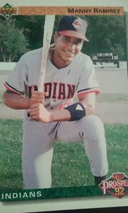 MANNY RAMIREZ. . UPPER DECK. . KARTENNUMMER. 63 .. 1992 - Bild 1 von 3