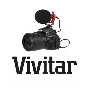 Vivitar Cardioid Directional Microphone For Canon Nikon Panasonic Sony Samsung - Picture 1 of 4