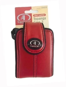 TAMRAC RALLY DIGITAL 13 Leather BAG Red - Picture 1 of 1