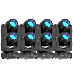 8x 200W LED Moving Head Bühnenlicht DMX512 Lichteffekt 4in1 RGBW Spot Show Disco - Bild 1 von 24