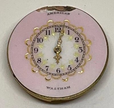 RELOJ BOLSILLO AMERICAN WALTHAM MOVIMIENTO 0s 7 Joyas Circa 1895-1899 No Funciona Foto 1 de 4