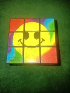 1 Rubik’s Type Cube / Twist Puzzle RETRO SYMBOLS on Each Face Used. - Bild 1 von 6
