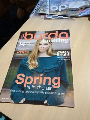Burda Knitting No 04 2021 14 Women’s Knitting Patterns: Sweater, Cardigan, Scarf - Image 1 of 4