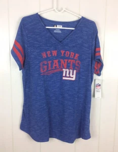 New York Giants Womens Jersey Classic V Neck T-Shirt NFL Team Apparel Size XL - Picture 1 of 9