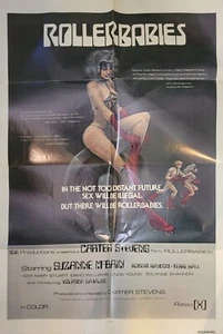 Rollerbabies 1976 Suzanne Megan 41x27 X-Rated Vintage Poster FAST SHIP FROM USA - Picture 1 of 1