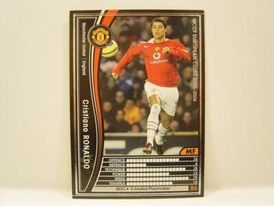 Panini WCCF 2005-06 Cristiano Ronaldo No.7 Manchester United FC England EPL #059 - Image 1 of 4