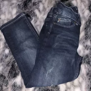Indigo Rein Girls size 8 Crop jeans with adjustable waist - Picture 1 of 10