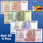 Zimbabwe 5 10 20 50 Billion Dollar Bills Banknotes Paper Money World Currency