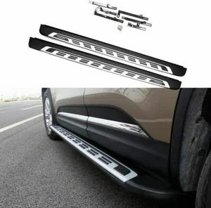 2Pcs Fits for Renault Koleos 2016-2023 Running Board Side Step Pedals Nerf Bar - Picture 1 of 7