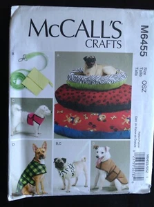 Pattern McCall’s M6455 dog bed, leash, case, harness, vest, coat - Picture 1 of 3