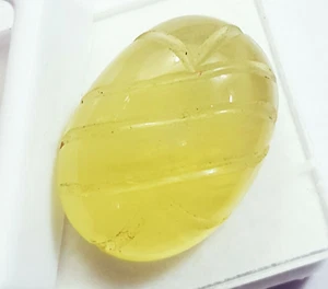 28.00 Ct 100% Natural Lemon Topaz Certified Loose Gemstone With Free Gift - Picture 1 of 7