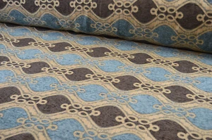 Möbelstoff Bezugstoff Polsterstoff Meterware Stoff Jacquard Ornament Barock Rank - Bild 1 von 9