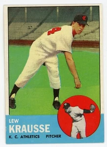 1963 Topps Lew Krausse #104 Athletics Vg - Picture 1 of 1