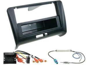 1 DIN Radioeinbauset passend für Audi TT 2006-2014 8J mit Bose Blende schwarz - Bild 1 von 4