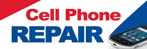 Banner de vinilo para reparación de teléfonos celulares de 2 pies x 6 pies (RWB) 2'x6' - bandera antigua a banner (151) - Imagen 1 de 1