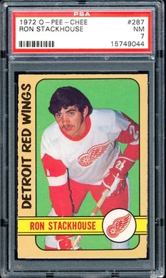 1972 O-PEE-CHEE - #287  RON STACKHOUSE - PSA 7 NM - OPC - Image 1 of 3