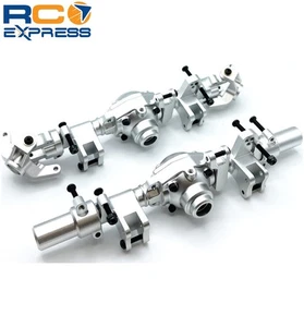 Racers Edge Silver Aluminum Axle Housing Set (Front & Rear) RCE1970S - Picture 1 of 1