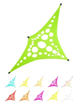 PSYWORK Schwarzlicht Segel Spandex Progspy Neon Space Star, 1,5x3m Deko UV-aktiv - Bild 1 von 2