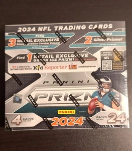 2024 Panini Prizm NFL Football Retail Box Green Ice SP Checkerboard Sealed - Picture 1 of 4