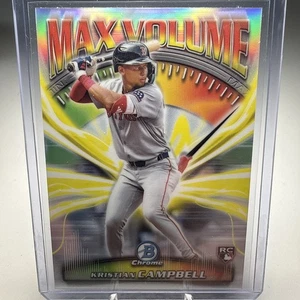 2025 Bowman Chrome Kristian Campbell Max Volume Insert RC - Bild 1 von 2