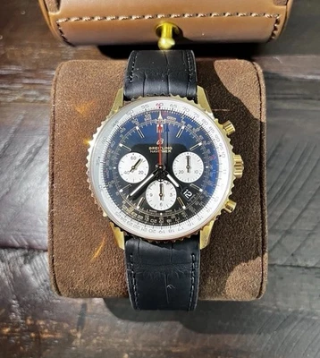 Breitling Navitimer 1 B01 Limited Cronógrafo 43, Banda Croc, Oro Rosa 18k Foto 1 de 4