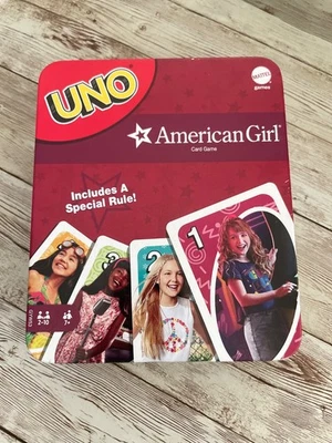 American Girl UNO Card -Mattel Games - Open Box - Image 1 of 4