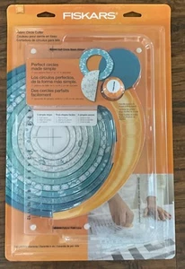 Fiskars Circle Fabric Cutter Cuts 2" -12" Perfect Circles Fabric Craft Template - Picture 1 of 6