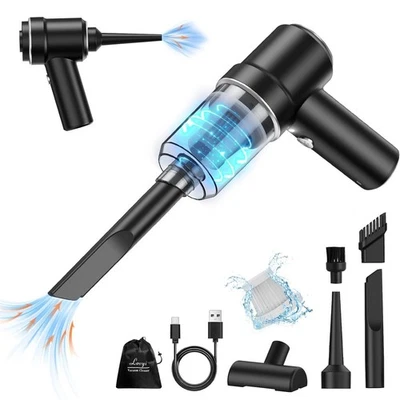 Cordless Mini Vacuum with LED - 2 in 1 Electric Air Duster & Portable Car, Ho... - Image 1 of 4