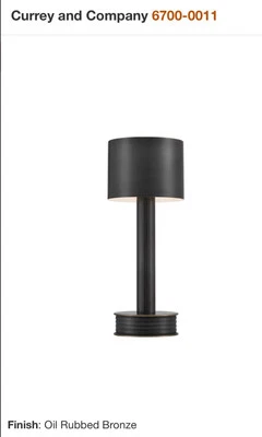 Currey и компании Traverse 13» высокий светодиодный буфет настольная лампа новый розничной $396 - Изображение 1 из 4