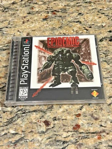 Epidemic (Sony PlayStation 1) Etiqueta Negra Completa En Caja Probada Auténtico - Imagen 1 de 10