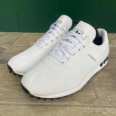 Scarpe da ginnastica Adidas Originals LA Weave da uomo bianche taglia UK 9 2021 Casuals Terrace - Immagine 1 di 4