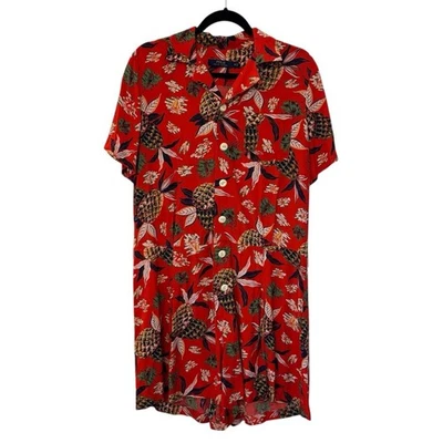 Детский комбинезон Polo Ralph Lauren с принтом в виде красного ананаса на пуговицах размер 14 опрятный Coastal - Изображение 1 из 4