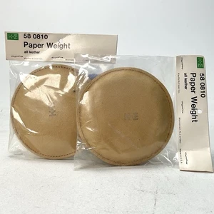 Keuffel & Esser K&E All Leather Paper Weight 58 0810 Lot Of 2 - Factory Sealed - Picture 1 of 4