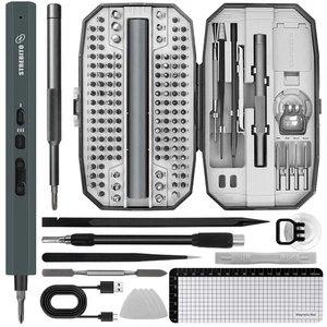 Mini Elektro Schraubendreher, 155 in 1 Elektro Präzisionsschraubendreher Set mit 1... - Bild 1 von 9