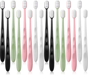 16 Pieces Extra Soft Toothbrush Micro-Nano Toothbrush with 20000 Floss Bristles - Picture 1 of 12