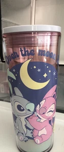 Disney Parks Stitch and Angel Tumbler with Straw – Lilo & Stitch New With Tag - Picture 1 of 7