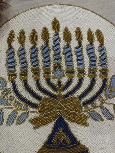 RaasKridha Weihnachtskerze Design Perlen Tischset Perlen Halloween Geschenkset - Bild 1 von 8