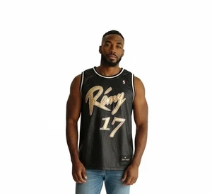JUST REMY Leder Basketball Tank Top Größe XL schwarz, schön! - Bild 1 von 8