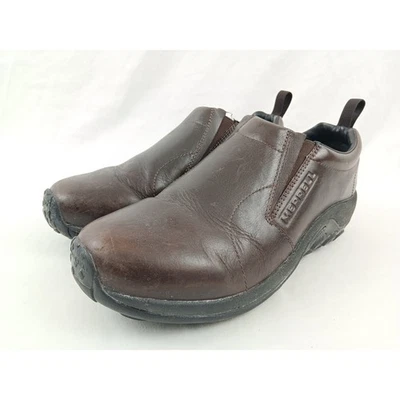Merrell Mens Jungle Moc Shoes Dark Brown Leather Comfort Size 11 W J84987W - Image 1 of 4
