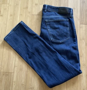 Jeans Diesel Waykee Uomo Denim Elasticizzato Regolare Vestibilità Dritta W36" L34" W92 L86 Cm - Foto 1 di 12