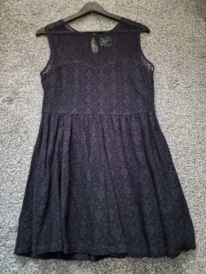 Superdry Mini Vestido Azul Marino Talla 12 Foto 1 de 4