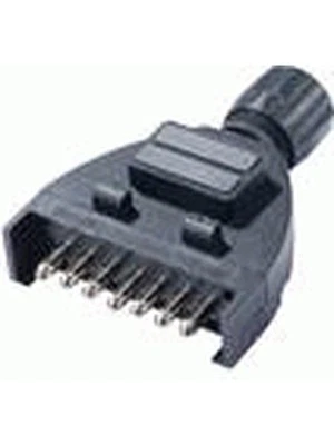 ARK 7 Pin Flat Trailer Plug Plastic w/ Magnet Common All States (FPP7) - image 1 of 4