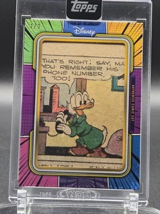 2025 Topps Disney Mint Scrooge McDuck 1/1 Authentic Comic Cut 1-of-1 SC-MD - Picture 1 of 2