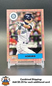 2022 Topps Mini #78B-21 Ichiro 1987 Design Red #/5 Mariners - Bild 1 von 2