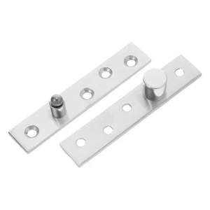 Cerniera a perno invisibile in acciaio inox 2 pezzi cerniera girevole per porta in legno nascosta - Foto 1 di 18