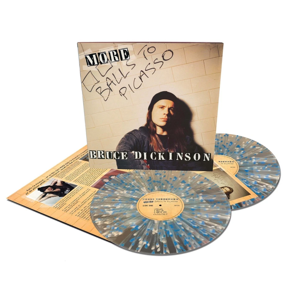 Bruce Dickinson  More Balls To Picasso White and Blue Splatter 2LP VINYL NEU OVP - Bild 1 von 1