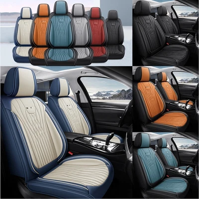 Conjunto completo de capa de assento de couro ecológico para Dodge Grand Caravan Durango Attitude 5 lugares - Imagem 1 de 4