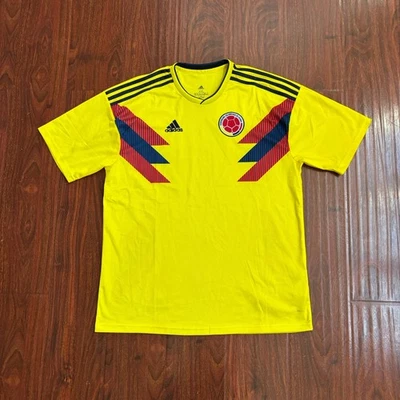 Camiseta Adidas Selección Colombia Fútbol Casa Talla XXL 2018 Amarilla Foto 1 de 4