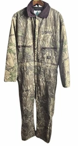 Vtg Liberty Realtree Insulated Camo Hunting Coveralls Men XL Gorpcore Outdoor - Picture 1 of 13